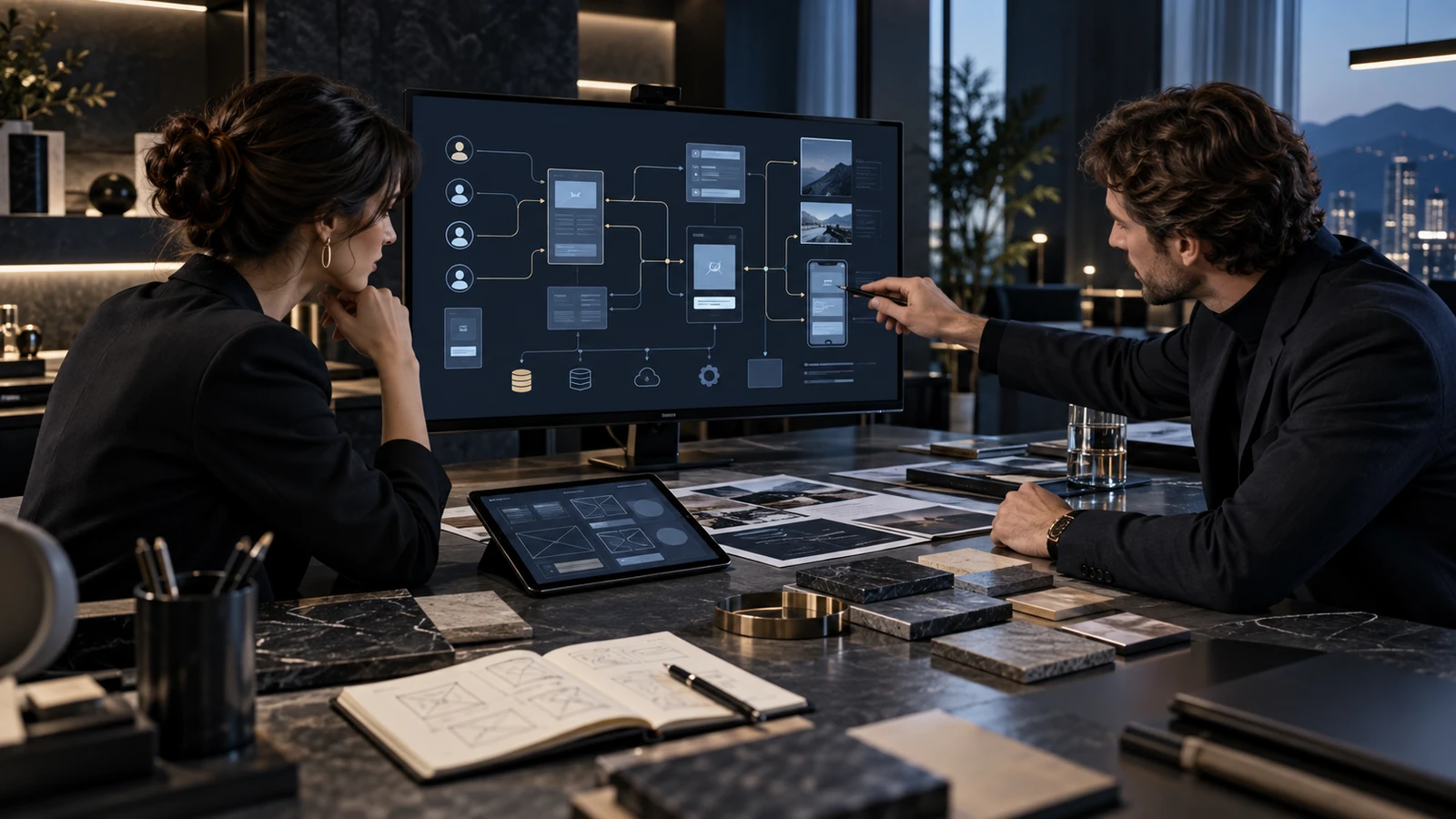 Professionisti definiscono requisiti, utenti e flussi di un progetto digitale