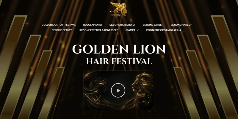 Homepage di Golden Lion Hair Festival