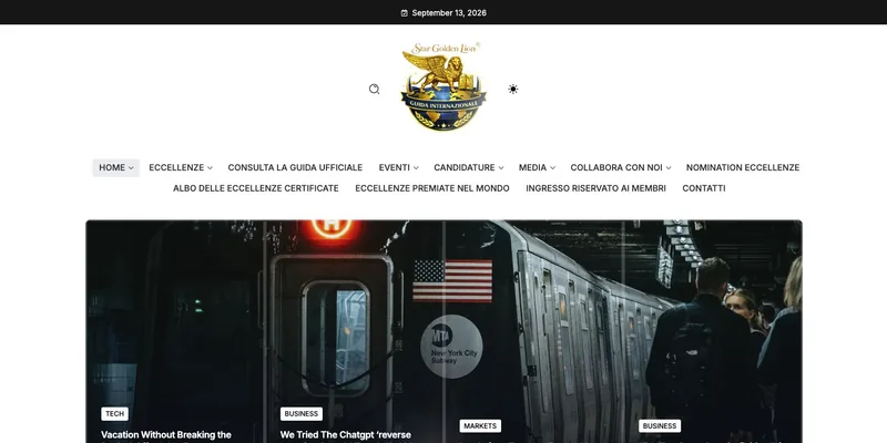 Homepage di Guida Internazionale Star Golden Lion