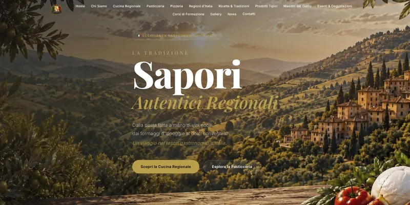 Homepage di Sapori Autentici